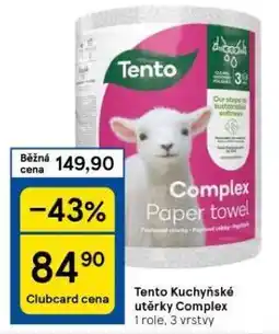 Tesco Tento kuchyňské utěrky nabídka