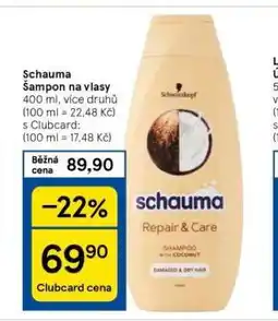 Tesco Schauma šampon nabídka