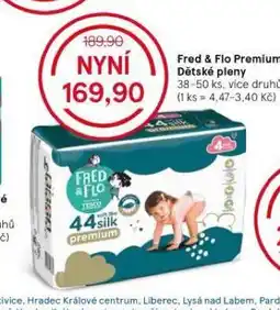 Tesco Fred & flo dětské pleny nabídka
