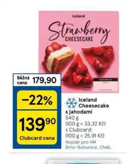 Iceland cheesecake s jahodami