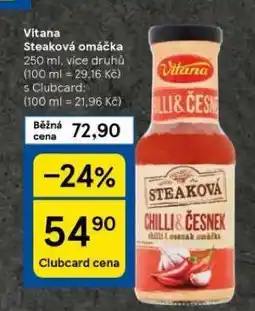 Tesco Vitana steaková omáčka nabídka