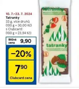 Tesco Tatranky nabídka