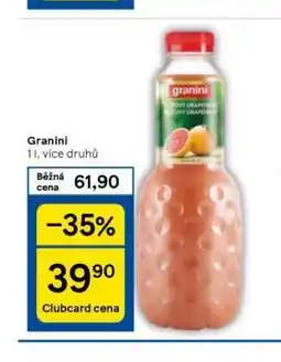 Tesco Granini nabídka