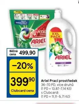 Tesco Ariel prací prostředek nabídka