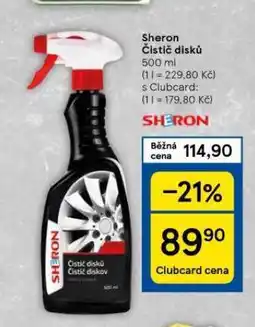 Tesco Sheron čistič disků nabídka