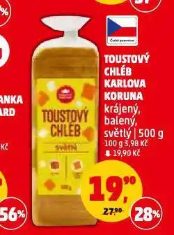 Penny Market Toustový chléb nabídka