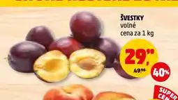 Penny Market Švestky nabídka