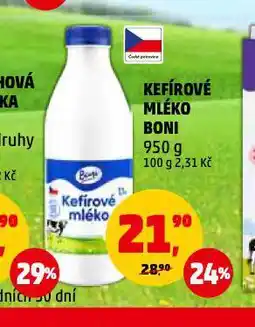 Penny Market Kefírové mléko nabídka