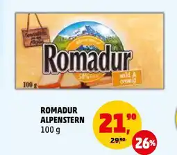 Penny Market Romadur alpenstern nabídka