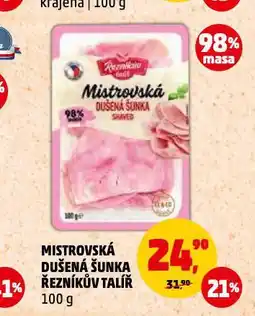 Penny Market Mistrovská dušená šunka nabídka