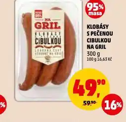 Penny Market Klobásy s pečenou cibulkou na gril nabídka