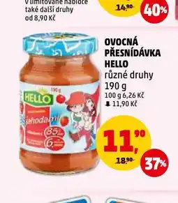 Penny Market Hello ovocná přesnídávka nabídka