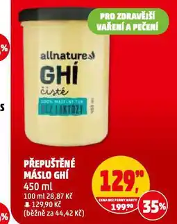Přepuštěné máslo ghí