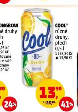 Penny Market Cool nealkoholické pivo nabídka