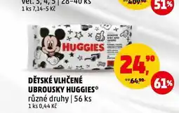 Penny Market Huggies vlhčené ubrousky dětské nabídka