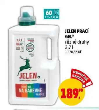 Penny Market Jelen prací gel nabídka