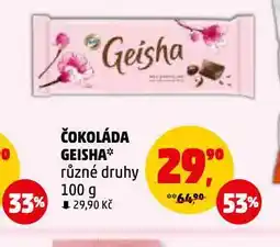 Penny Market Čokoláda geisha nabídka