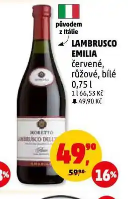 Penny Market Lambrusco emilia nabídka