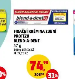 Penny Market Blend a dent fixační krém na zubní protézu nabídka