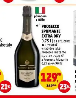 Penny Market Prosecco spumante extra dry nabídka