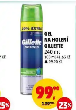 Penny Market Gillette gel na holení nabídka