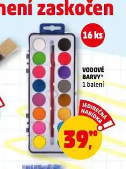 Vodové barvy