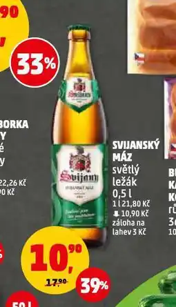 Penny Market Pivo svijanský máz nabídka