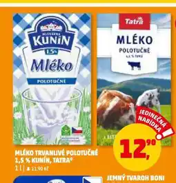Penny Market Mléko trvanlivé nabídka