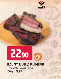 Trefa UZENÝ BOK Z KOMÍNA nabídka