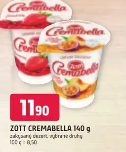 Trefa ZOTT CREMABELLA 140 g nabídka