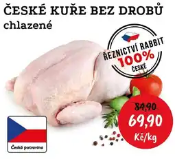 RABBIT řeznictví ČESKÉ KUŘE BEZ DROBŮ nabídka