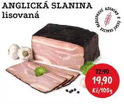 RABBIT řeznictví ANGLICKÁ SLANINA lisovaná nabídka