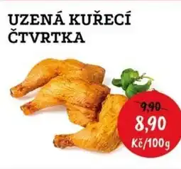 RABBIT řeznictví UZENÁ KUŘECÍ ČTVRTKA nabídka