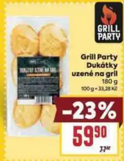 Billa Grill Party Dukátky uzené na gril nabídka