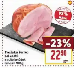 Billa Pražská šunka od kosti nabídka