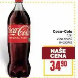 Billa Coca-Cola 1,5L nabídka