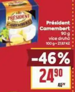 Billa Président Camembert nabídka
