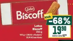 Billa Lotus Biscoff nabídka