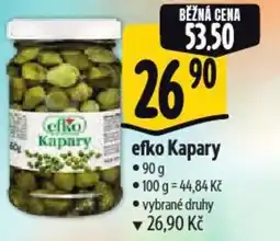 Albert efko Kapary nabídka