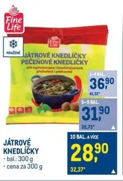 Makro JÁTROVÉ KNEDLÍČKY nabídka