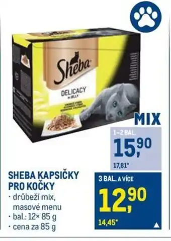 Makro SHEBA KAPSIČKY PRO KOČKY nabídka