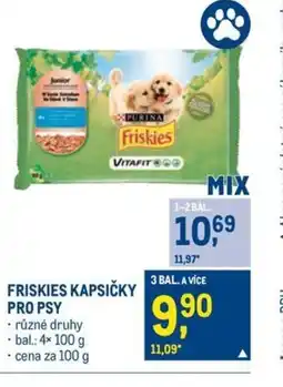 Makro FRISKIES KAPSIČKY PRO PSY nabídka