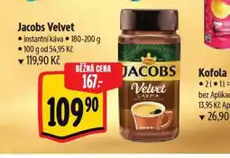 Albert Jacobs velvet instantní káva nabídka
