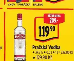 Albert Pražská vodka nabídka