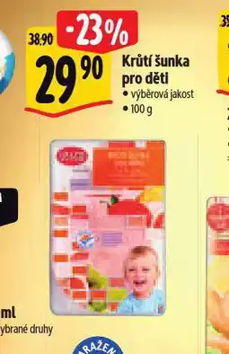 Albert Krůtí šunka pro děti nabídka