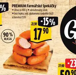 Albert Premium farmářské špekáčky nabídka
