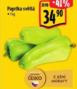 Albert Paprika světlá nabídka