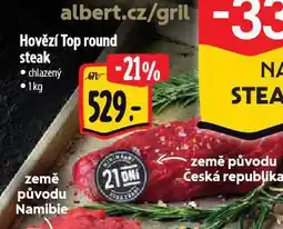 Albert Hovězí top round steak nabídka