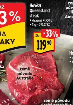 Albert Hovězí queensland steak nabídka