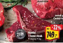 Albert Hovězí t-bone steak nabídka